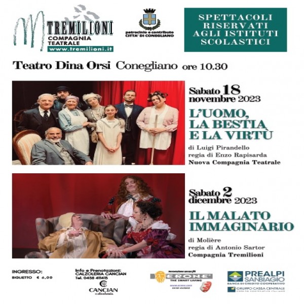 teatro per le scuole 2023-24